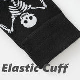 6Pairs Women’s Halloween Socks – Pumpkin, Ghost, Witch, Owl & Skeleton Crew Socks for Festive Comfort