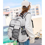 Lightweight Waterproof School & College Backpack with Ergonomic Support, Chest Strap, Fashion Keychain