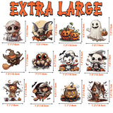 12-Sheet Halloween Window Clings – Reusable Double-Sided PVC Stickers for Home & Party Decor