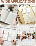 15-Pack Metal Notebook Pen Holder Clips