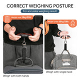 Portable Digital Luggage Scale 110lb – Travel Hanging Baggage Weight Scale with Backlit LCD Display