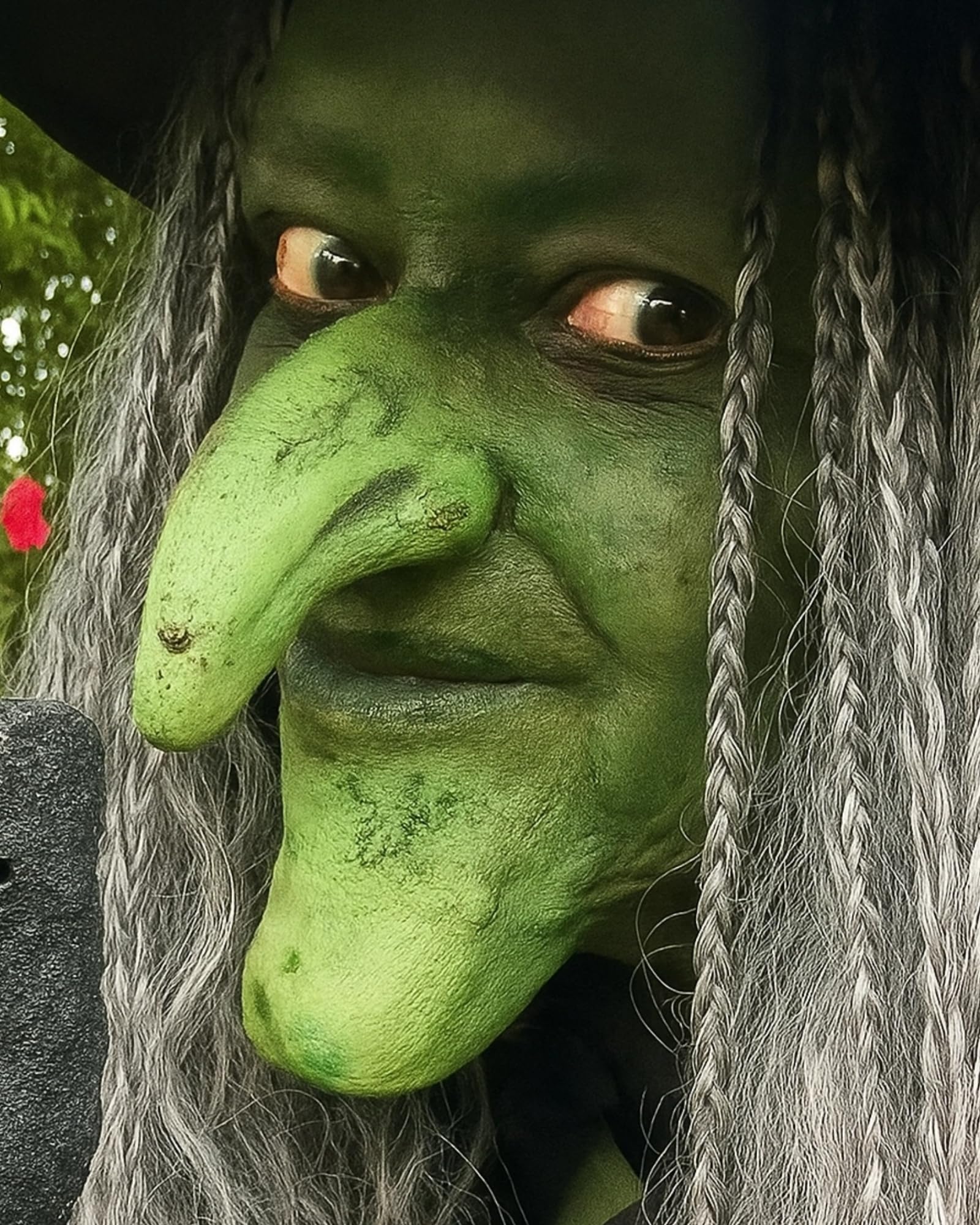 Libima 2 Pcs Halloween Witch Nose and Chin Prosthetic Set Halloween Costume Latex Witch Costume Accessories Latex Prosthetic Set