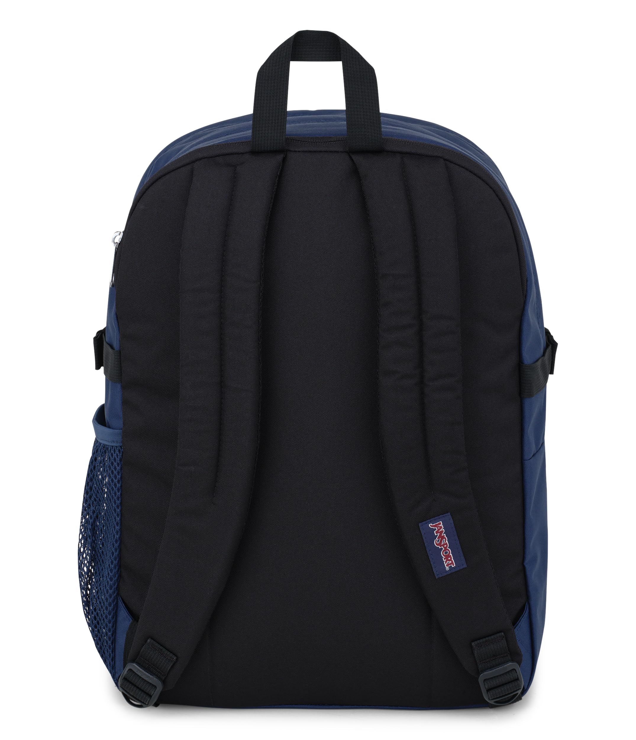 JanSport Main Campus Backpack – Large School & Travel Backpack with 15” Laptop Sleeve (Navy)