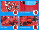 Red 3D Spider School Backpack Set with Pencil Case