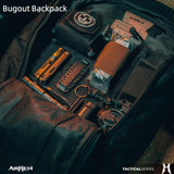 AMHEH 32L Military Tactical Backpack – Rugged MOLLE Carry-On Assault Pack with 17” Laptop Compartment – Black
