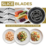 Adjustable Mandoline Vegetable Slicer – Professional Precision Food Slicer with Safety Gloves