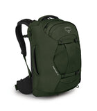 Osprey Farpoint 40L Men’s Travel Backpack – Lightweight Carry-On Pack with Stowaway Harness, Laptop Sleeve, Gopher Green
