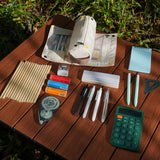 Green Roll-Up Large Capacity Pencil Case