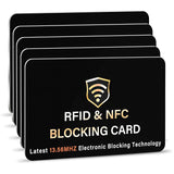 RFID Blocking Wallet Card – Contactless Card Protector for Credit Cards & Identity Theft Protection