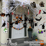 Halloween Hanging Swirl Decorations Set 🎃 – 60-Piece Indoor & Outdoor Party Kit with Ghosts, Bats & Pumpkins