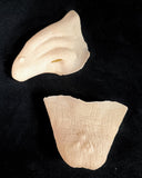 Libima 2 Pcs Halloween Witch Nose and Chin Prosthetic Set Halloween Costume Latex Witch Costume Accessories Latex Prosthetic Set