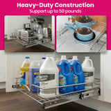 Holdn’ Storage Narrow Pull-Out Cabinet Organizer – Heavy-Duty Slide-Out Drawer for Slim Cabinets