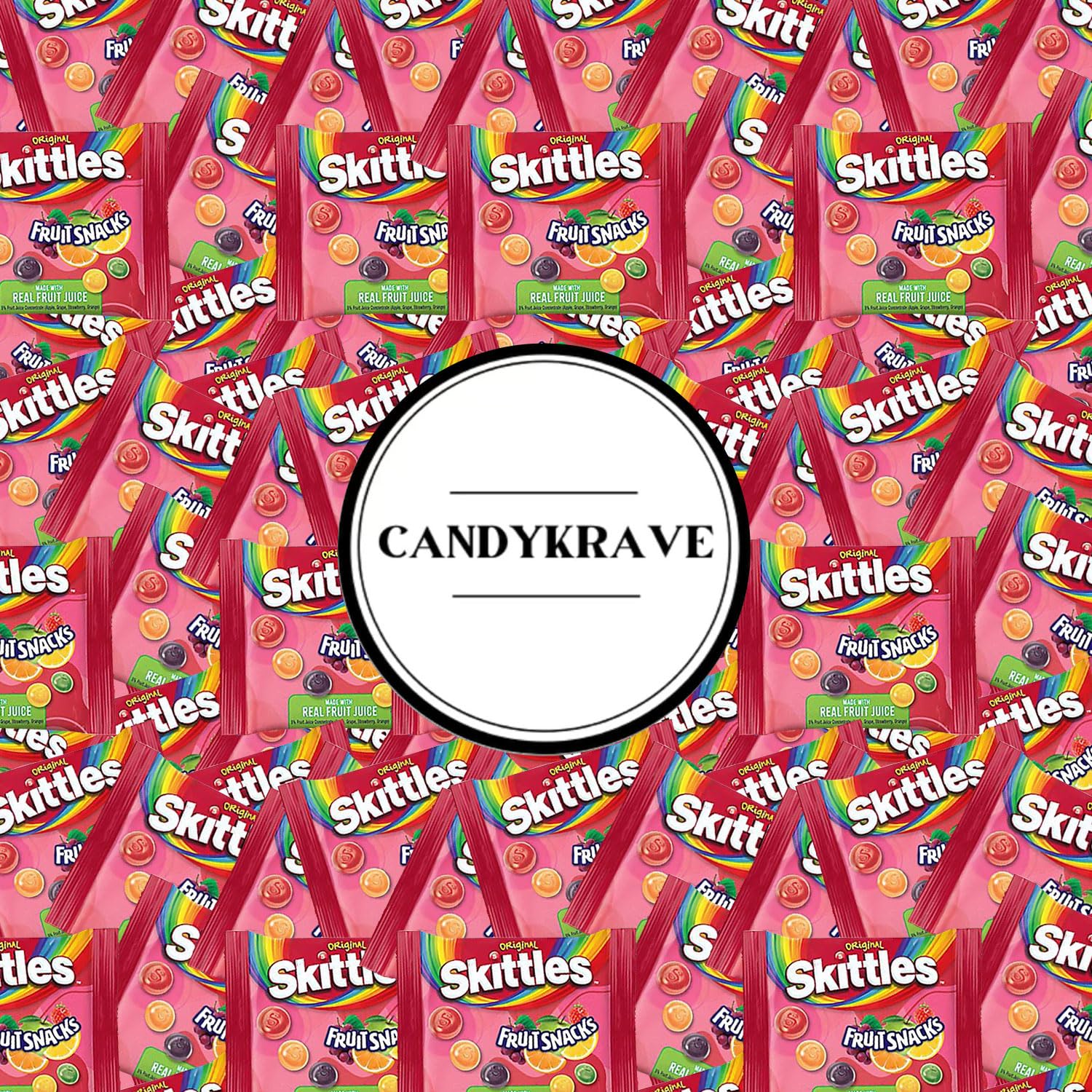 Skittles Fruit Snacks Mini Gummy Candies – Tangy & Sweet Fruity Mix with Real Juice Concentrate 🍓🍊🌈