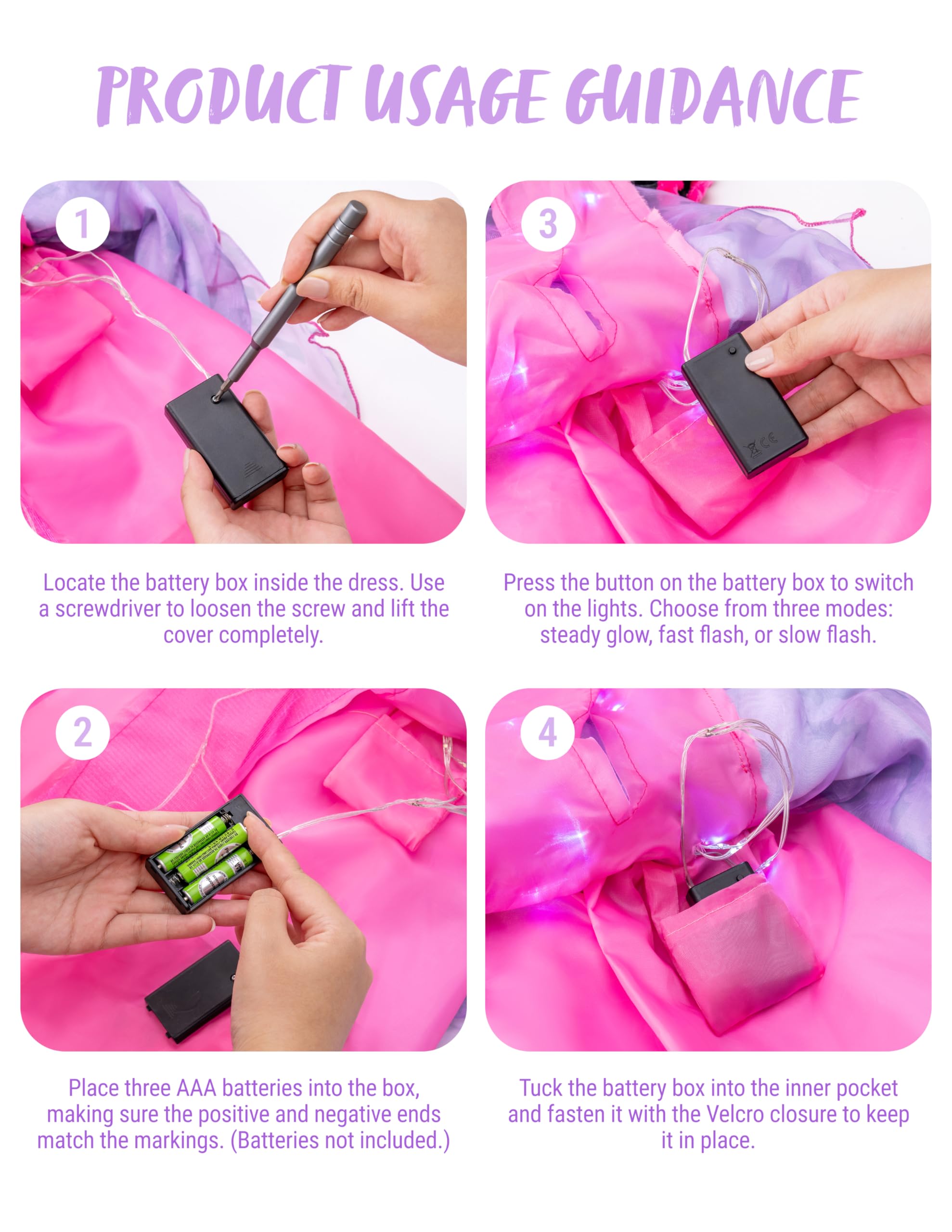 Green Light-Up Witch Costume for Girls – LED Halloween Dress Set with Hat, Broom & Accessories