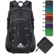 IGOLUMON 40L Packable Lightweight Hiking Backpack – Waterproof Camping & Outdoor Travel Daypack – Black