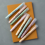 8-Pack Pastel No-Bleed Gel Highlighters