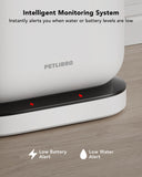 PETLIBRO Dockstream Wireless Cat Water Fountain 3L – Rechargeable Base & Radar Sensor Flow (White)