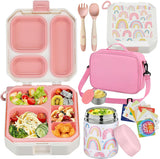 Black Gamepad Bento Lunch Set with 12 oz Food Jar