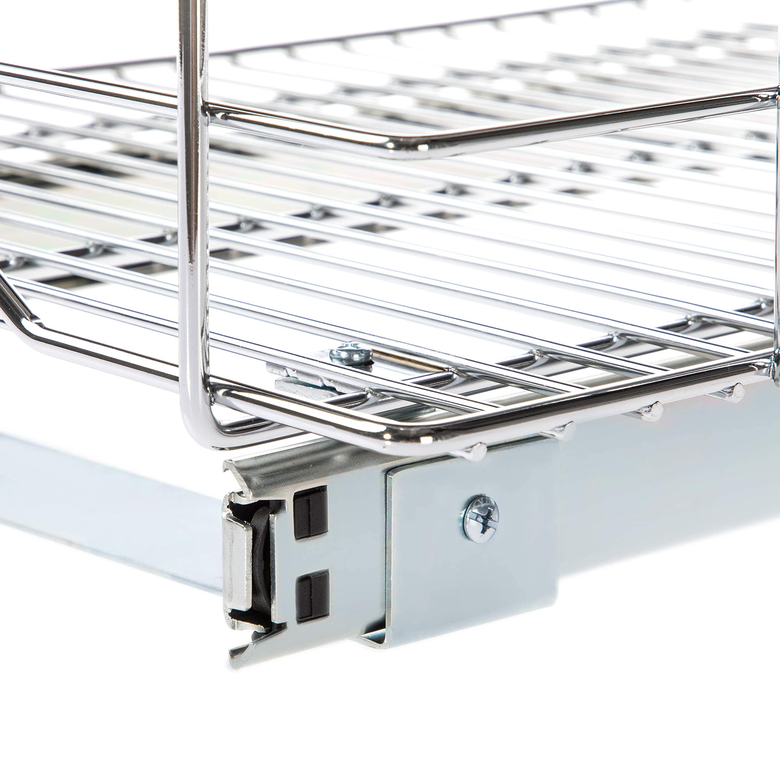 Home Zone Living Pull-Out Cabinet Organizer – Smooth Slide-Out Drawer for Space-Saving Kitchen Storage