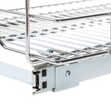 Home Zone Living Pull-Out Cabinet Organizer – Smooth Slide-Out Drawer for Space-Saving Kitchen Storage