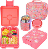 Pink Horse Bento Set with 10 oz Insulated Food Jar