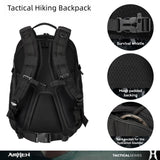 AMHEH 32L Military Tactical Backpack – Rugged MOLLE Carry-On Assault Pack with 17” Laptop Compartment – Black