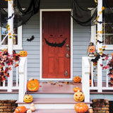 Black Creepy Cloth Halloween Decoration – Stretchy Cotton Haunted House Fabric for Indoor & Outdoor Spooky Décor