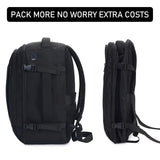 ECOHUB 30L Carry-On Travel Backpack – 18×14×8 Personal Item with USB Port for Flights