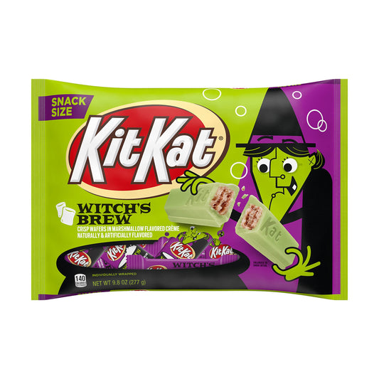 KIT KAT Witch’s Brew Marshmallow-Flavored Snack Size Candy Bars – 9.8 oz Bag
