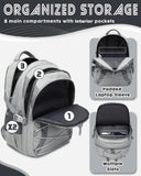 Bluefairy Middle & High School Backpack with Laptop Compartment, Large Capacity Bookbag for Teens