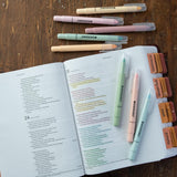 8-Pack Pastel No-Bleed Gel Highlighters