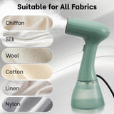 1500W Powerful Handheld Garment Steamer with 400ml Tank, Fast Heat Portable Wrinkle Remover for Travel & Home