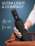 Windproof Compact Travel Umbrella with Automatic Open & Close – Portable Folding Umbrella for Rain, Storm & Daily Commute