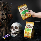 Caramel Apple Candy Assortment – Pack of 2 Bags (8.57oz & 9.4oz) – Individually Wrapped Hard Caramel & Apple Candies for Fall & Halloween
