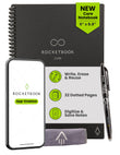 Rocketbook Core Grid Reusable Smart Notebook – Cloud-Connected Graph Layout with Smart Tags (Black)