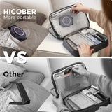 Portable Magnetic 3-in-1 Wireless Charger Stand for iPhone, Apple Watch & AirPods – Foldable Fast Charging Dock Purple