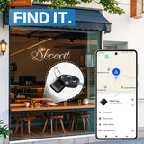 Android Find Hub Bluetooth Tracker Tag, Smart Item Locator with Global Tracking, IP67 Waterproof and Replaceable Battery
