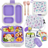 Black Gamepad Bento Lunch Set with 12 oz Food Jar