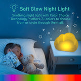 PureBaby Cloud Cool Mist Humidifier with Night Light – 1.8L Ultrasonic Nursery Humidifier for Baby Room (24-Hour Moisture)