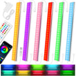 RGB Under Cabinet Lights with App & 40-Key Remote – 16 Million Colors, Music Sync & Dimmable White (Multicolor)
