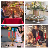 Mini Black Matte Metal Candelabra – 3-Arm Baby Candle Holder for Halloween, Weddings & Home Decor (8” Tall)