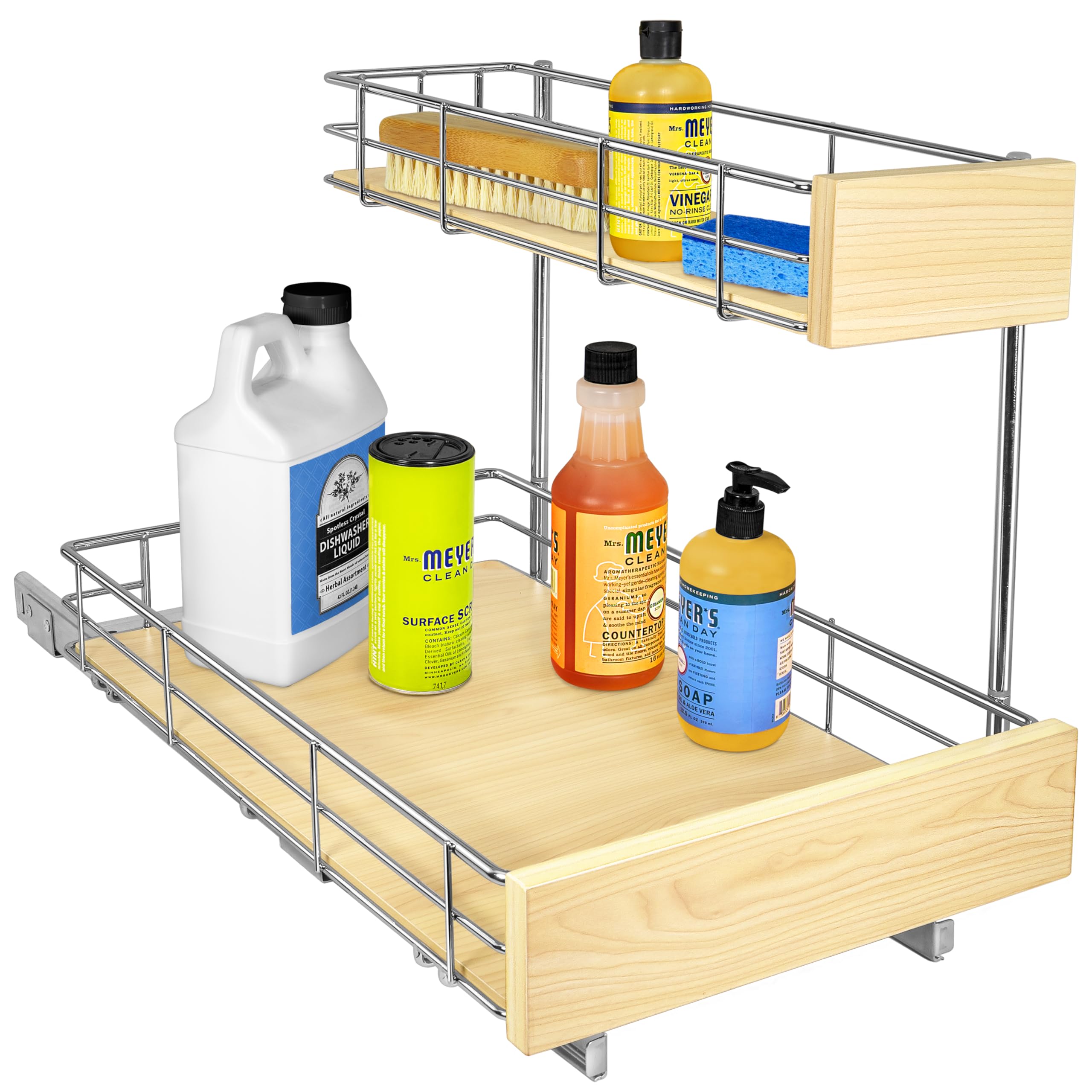Lynk Professional Select Pull-Out Under-Sink Cabinet Organizer – Heavy-Duty Sliding Shelf with ProGlide System