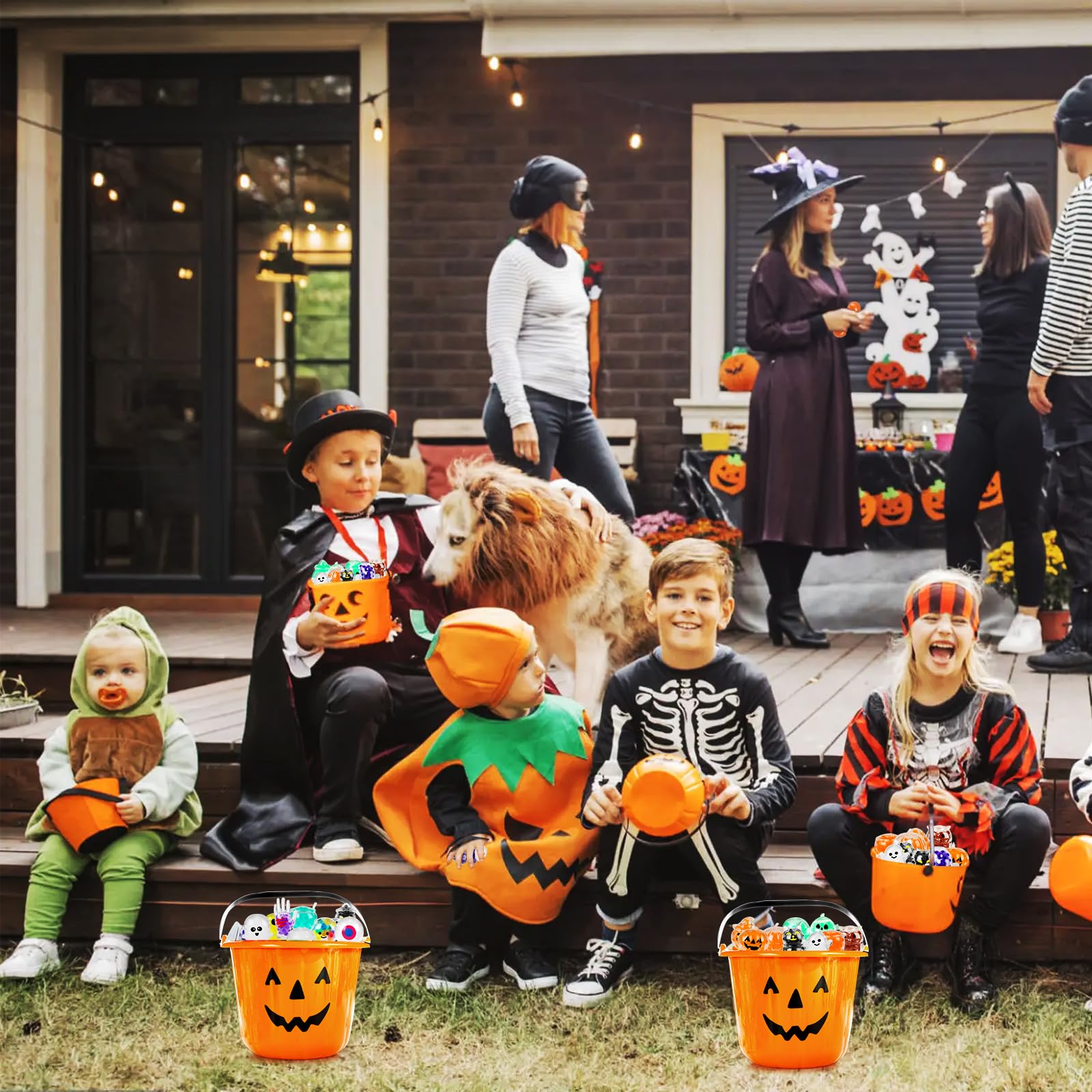 24 Pack Halloween Squishy Toys – Mini Stress Balls for Kids, Non-Candy Halloween Treats & Party Favors (First Edition)