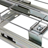 Household Essentials Glidez 3-Slot Pull-Out Cookware Organizer – Chrome Slide-Out Rack for Pots & Bakeware