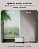 PETLIBRO Dockstream Wireless Cat Water Fountain 3L – Rechargeable Base & Radar Sensor Flow (White)