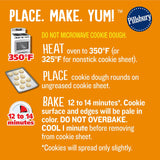 Pillsbury Ready-to-Bake Pumpkin Shape Sugar Cookies – Safe-to-Eat Raw Halloween Dough (9.1 oz / 20 Cookies)