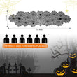 Halloween Spider Web Table Runner – 18x72 Inch Black Lace Tablecloth for Halloween Party Decorations (Reusable Cobweb Design)
