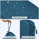 Travel Cable Organizer Case – Portable Electronic Accessories Storage Bag for Chargers, USB Cables, Power Banks & Gadgets