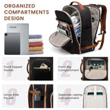 LOVEVOOK 40L Carry-On Travel Backpack with Box-Style Opening & Packing Cubes – Airline Approved