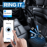 Android Find Hub Bluetooth Tracker Tag, Smart Item Locator with Global Tracking, IP67 Waterproof and Replaceable Battery